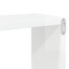 vidaXL Prateleiras parede forma de cubo 4pcs 26x15x26 cm branco brilh.
