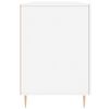 vidaXL Secretária 140x50x75 cm derivados de madeira branco