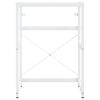 vidaXL Estrutura p/ lavatório casa de banho ferro 59x38x83 cm branco
