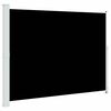vidaXL Toldo lateral retr&aacute;til para p&aacute;tio 220x300 cm preto