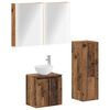 vidaXL Conjunto de M&oacute;veis para Banheiro 4 pcs Madeira antiga