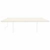 vidaXL Toldo retr&aacute;til manual com postes 6x3 m cor creme