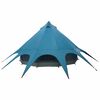 vidaXL Tenda Teepee com telhado Azul e Cinza 600 x 600 x 347 cm