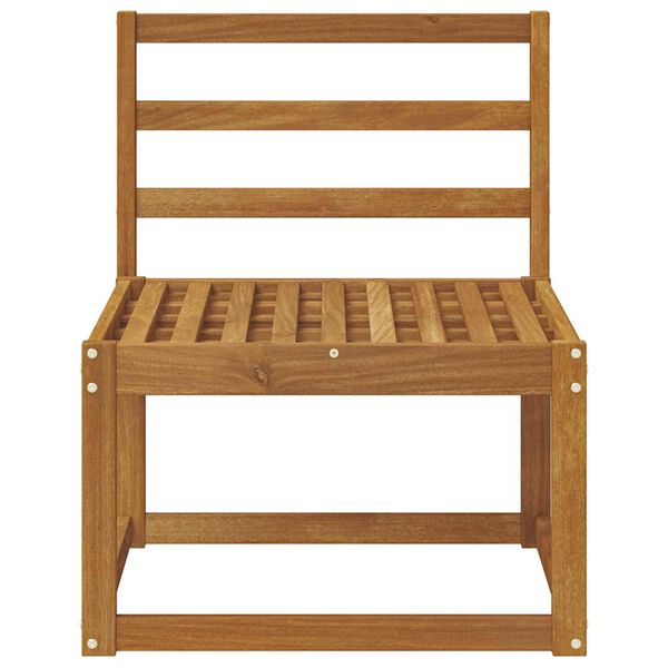 vidaXL Sof&aacute; M&eacute;dio Externo Madeira S&oacute;lida de Ac&aacute;cia Natural