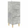 vidaXL Gabinete de Gavetas Cinzento Cimento 33 x 34,5 x 90 cm