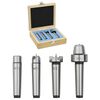 vidaXL Pontos de torno para madeira 4 pcs MT2 a&ccedil;o