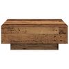 vidaXL Mesa de centro Madeira Antiga 80 x 80 x 31 cm