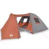 vidaXL Tenda familiar c&uacute;pula para 6 pessoas imperme&aacute;vel laranja