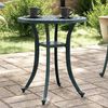 vidaXL Mesa de jardim &Oslash;48x53 cm alum&iacute;nio fundido verde