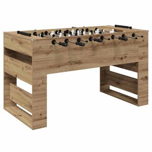 vidaXL Mesa de Pebolim Carvalho Artesanal 146,5 x 74 x 85 cm