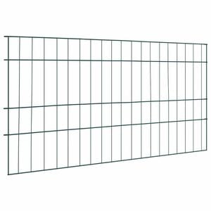vidaXL Conjunto de Cerca para Lago 5 unid. 100 x 50 cm A&ccedil;o Verde