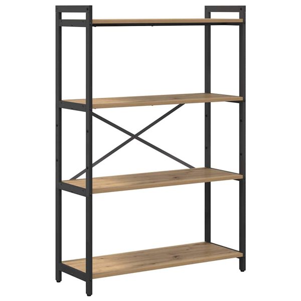 vidaXL Estante Carvalho Artesanal 80 x 30 x 120 cm Madeira processada