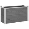 vidaXL Canteiro de jardim elevado Cinzento 75 x 30 x 42 cm