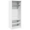 vidaXL Roupeiro 80x50x200 cm derivados de madeira branco