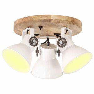 vidaXL Candeeiro de teto industrial 25 W 42x27 cm E27 branco