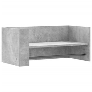 vidaXL Prateleira parede 70,5x35x30,5cm deriv. madeira cinza cimento