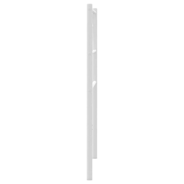 vidaXL Cabeceira de substitui&ccedil;&atilde;o 75 cm metal branco