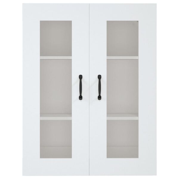 vidaXL Armário de parede suspenso 69,5x34x90 cm branco