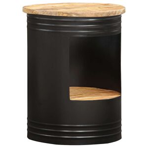 vidaXL Mesa de centro 43x55 cm madeira de mangueira maci&ccedil;a