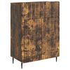 vidaXL Buffet Carvalho Fumado 66 x 34,5 x 92 cm Derivados de Madeira