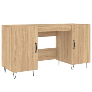 vidaXL Secret&aacute;ria 140x50x75 cm derivados de madeira carvalho sonoma