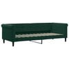 vidaXL Sof&aacute;-cama c/ gavet&atilde;o e gavetas 80x200cm veludo verde-escuro