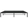 vidaXL Estrutura de cama 180x200 cm metal preto