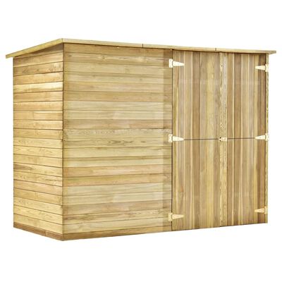 vidaXL Casa/abrigo 232x110x170 cm madeira de pinheiro impregnada