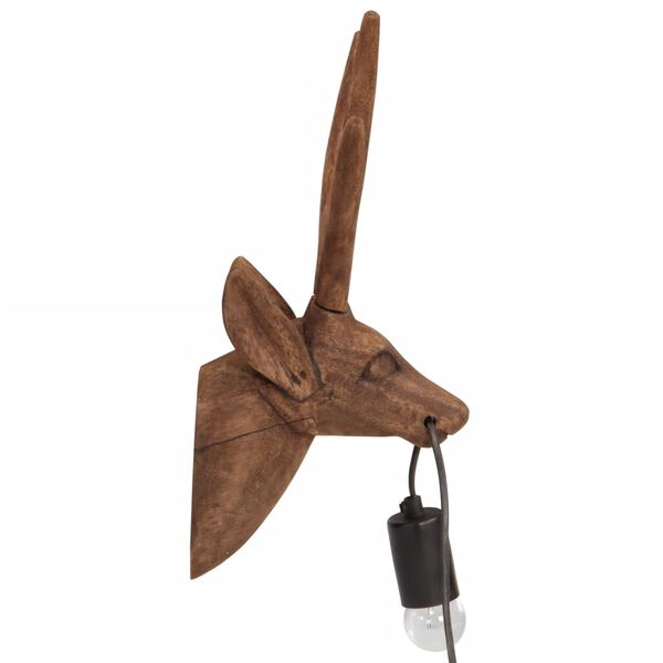 vidaXL Candeeiro de parede formato de animal 25 W 28x20x40 cm E27