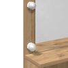 vidaXL Mesa de vestir com gaveta Carvalho Artesanal 80 x 41 x 134,5 cm