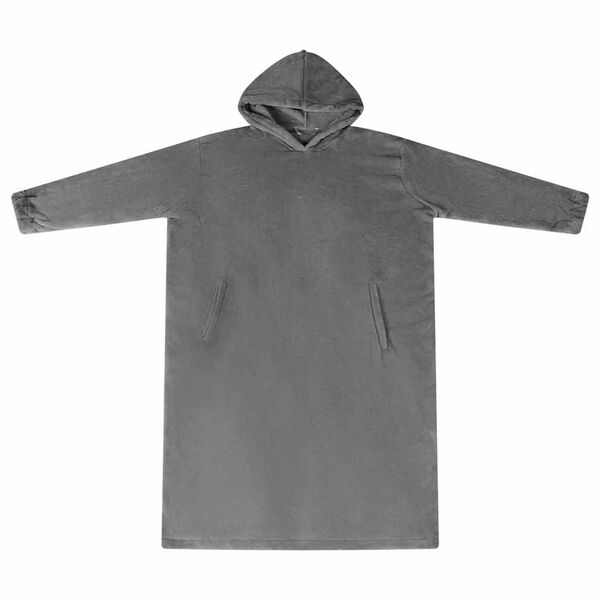 vidaXL Sweatshirt manta Cinza Escuro l Flanela