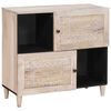 vidaXL Buffet Branco Descolorido 80 x 33 x 75 cm