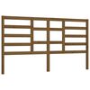 vidaXL Cabeceira de cama 206x4x104 cm pinho maci&ccedil;o castanho mel