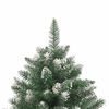 vidaXL &Aacute;rvore de Natal Artificial Verde 180 cm PVC, Pl&aacute;stico e A&ccedil;o