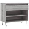 vidaXL Sapateira 70x36x60 cm derivados de madeira cinzento sonoma