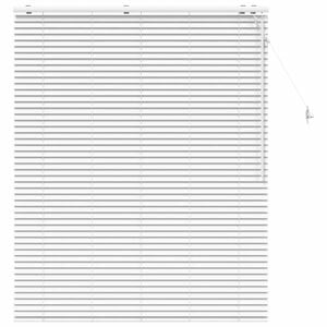 vidaXL Cortina Veneziana Branco 140 x 160 cm 35 mm