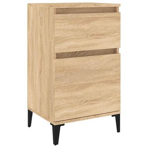 vidaXL Mesa de cabeceira 40x35x70 cm cor carvalho sonoma