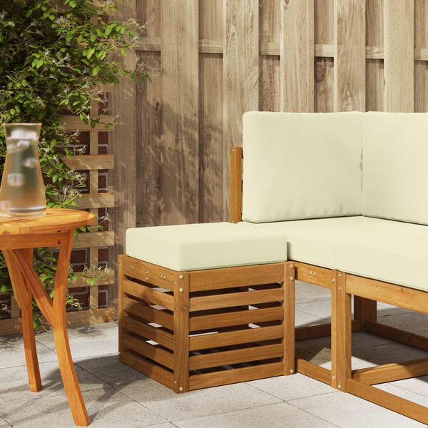 vidaXL Banco para Exterior Madeira S&oacute;lida de Ac&aacute;cia Natural