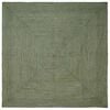 vidaXL Tapete de &Aacute;rea Verde-Azeitona 240 x 240 cm Juta