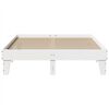 vidaXL Cama sem colch&atilde;o 160x200 cm madeira de pinho maci&ccedil;a branco