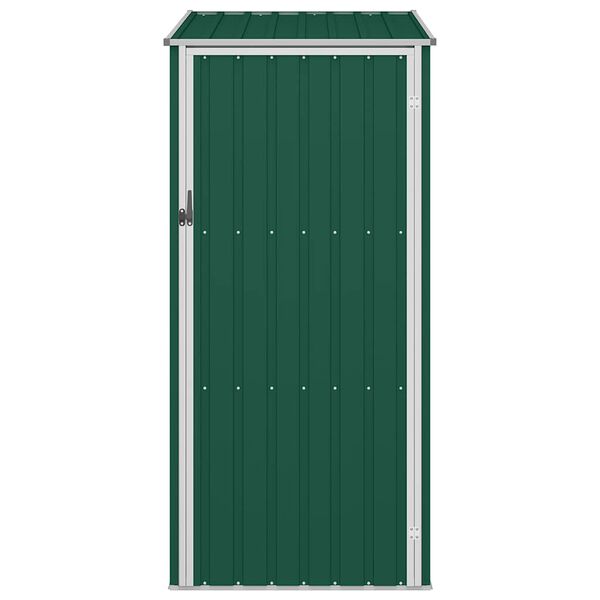 vidaXL Abrigo de jardim 87x98x159 cm aço galvanizado verde