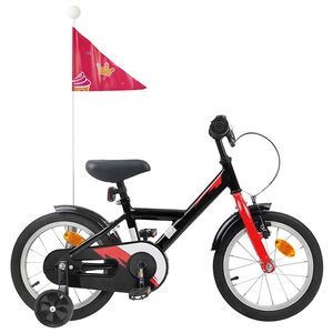 vidaXL Bicicleta Infantil 12 Polegadas para 2-4 anos Preto