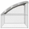 vidaXL Gaiola para galinhas Prateado 2 x 2 x 2 m A&ccedil;o Galvanizado