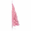 vidaXL &Aacute;rvore de Natal Artificial Pr&eacute;-iluminada Rosa 240 cm PVC