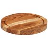 vidaXL T&aacute;bua de cortar &Oslash;25x2,5 cm madeira de ac&aacute;cia maci&ccedil;a