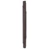 vidaXL Tapete redondo 100 cm bambu castanho-escuro