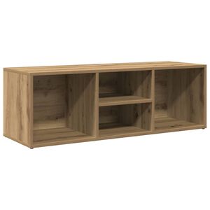 vidaXL Banco sapateira 102x35x35 cm deriv. madeira carvalho artisiano