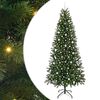 vidaXL &Aacute;rvore de Natal Artificial com 300 LEDs Verde 240 cm PE e PVC