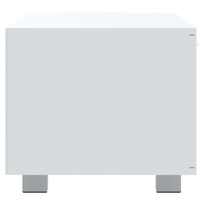 vidaXL Móvel de TV 120x40,5x35 cm derivados de madeira branco