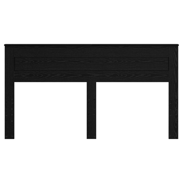 vidaXL Cabeceira Carvalho Preto 200 cm Madeira processada
